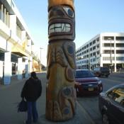 Totem Pole in downtown Anchorage AK