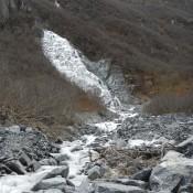 Waterfall Along Mineral creek trail Valdez Alaska