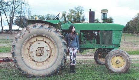 Floral Pants & I Found A Tractor