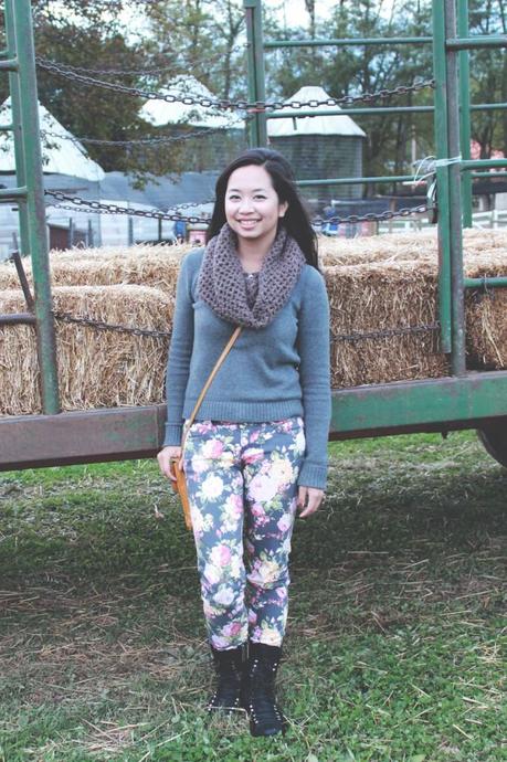 Floral Pants & I Found A Tractor