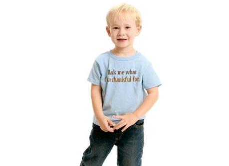 T-Shirts to promote thanksgiving and good cheer