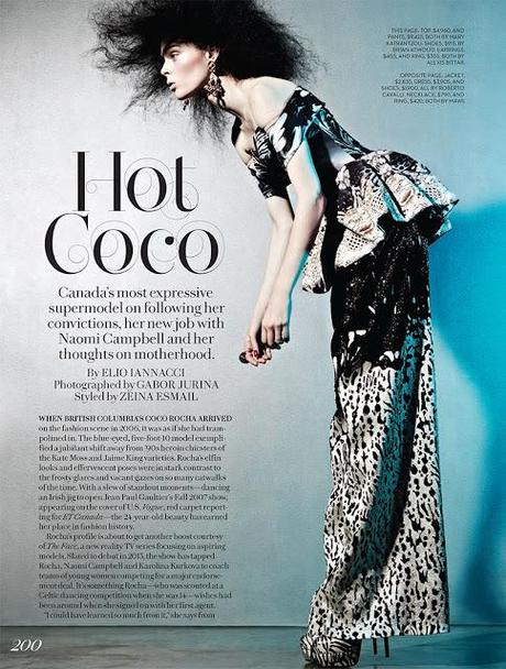 Coco Rocha for Canadian Fashion Winter 2012