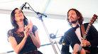 The Civil Wars play the Harbor Stage at The Newport Folk Festival on Sunday.