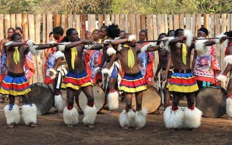 Swazi traditional dancing