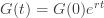 G(t) = G(0)e^{rt}