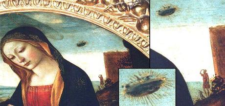 #59  The Madonna with Saint Giovannino -  UFO ?