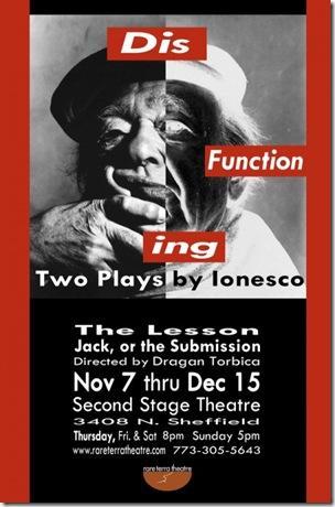 Review: Disfunctioning: Two by Ionesco (Rare Terra Theatre)