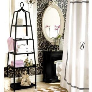 Pinsperation Point: Black and White Bathroom