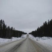 Driving along the Cassiar Highway