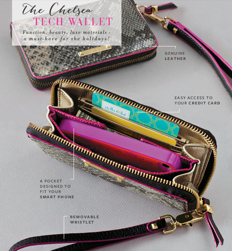 stella and dot tech wallet chelsea covet her closet how to wear celebrity promo code sale deal free ship