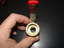 Ball valve fully open