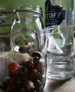 how to make cranberry vodka