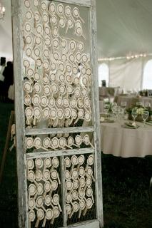 door used for table cards