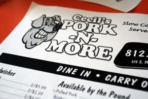 Cecil's Pork'N More: Greensburg, Indiana