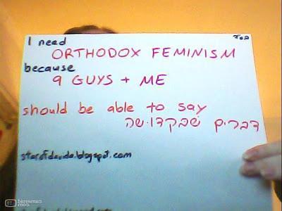 Who Needs Orthodox/Jewish Feminism?