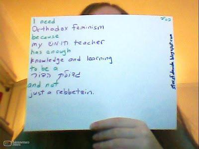Who Needs Orthodox/Jewish Feminism?