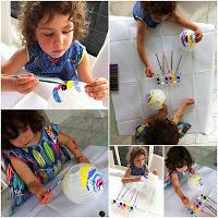 Painting Paper Lanterns