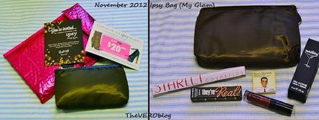 November 2012 Ipsy (MyGlam) Bag