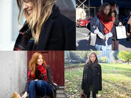 Trend Alert - The plaid scarf