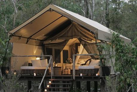 Australia honeymoon hotel - Paperbark Camp