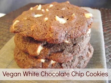 Vegan White Chocolate Chip Cookies 650x487 Vegan White Chocolate Chip Cookies