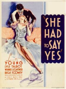 She Had to Say Yes (1933)