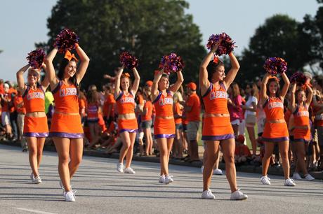 I Love the Clemson Cheerleaders