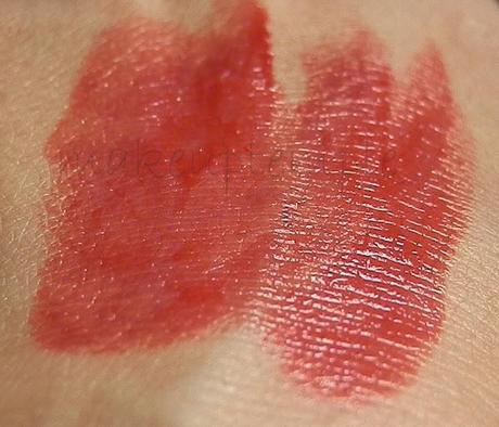 Swatches: Lip Butter: Revlon: Revlon ColorBurst Lip Balm 035 Candy Apple