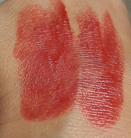 Swatches: Lip Butter: Revlon: Revlon ColorBurst Lip Balm 035 Candy Apple