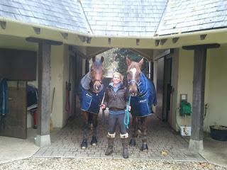 Seb, Julius and I all settled at Ampney :)