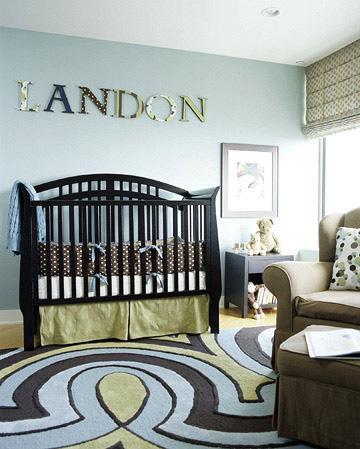 decor boys nursery Surprise: Its a Boy, not a Girl! Re decorating the Nursery HomeSpirations