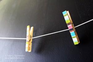 How To Make Fabric Covered Clothespins Tutorial
