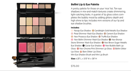 Bobbi Brown Holiday Collection - Bellini Lip and Eye Palette