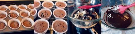 * Sunday baking : Chocolate fudge cupcakes *
