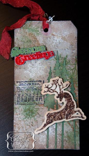 Christmas Tag Swap using Sizzix Eclips and Stamp2Cut