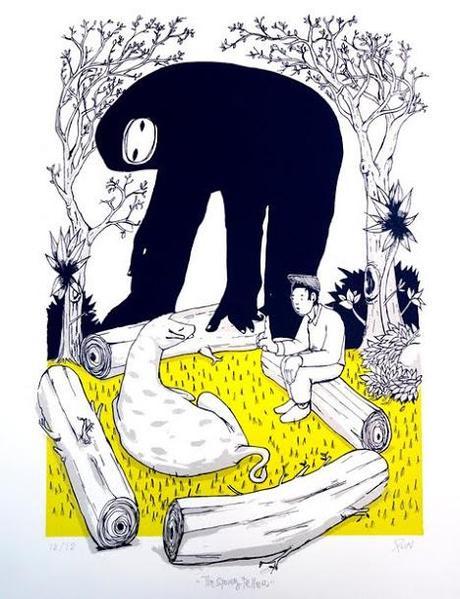 RUN - The Storyteller Screenprint