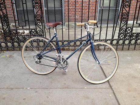 Caleb’s been building me a bike on the sly for weeks. By Sunday morning, he couldn’t keep it a secret any longer, so he gave it to me. NOW I HAVE NO SURPRISES LEFT FOR TOMORROW. That’s ok, I told him that all I want to do on my birthday is sleep late, eat a breakfast sandwich, and go see Anna Karenina.
But back to the bike—I think it’s the most beautiful one I’ve ever seen! I went out in the hallways no less than 4 times this morning just to look at it. I haven’t felt this way about a present since I’ve been a little girl. I’m the luckiest lady in the whole world, seriously.
I have a lot more to write, but I have a few pressing deadlines. I’ll be back in the afternoon. In the meantime, read Camille Paglia’s defense of the Real Housewives franchise, most of which I fervently agree with. I would only add that whoever edits these shows are geniuses, almost on the level of great novelists. More on that later. 