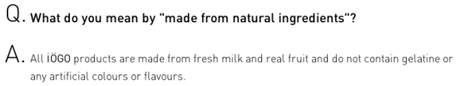 Sucralose in IÖGO Yogurt:  Safe or Not?