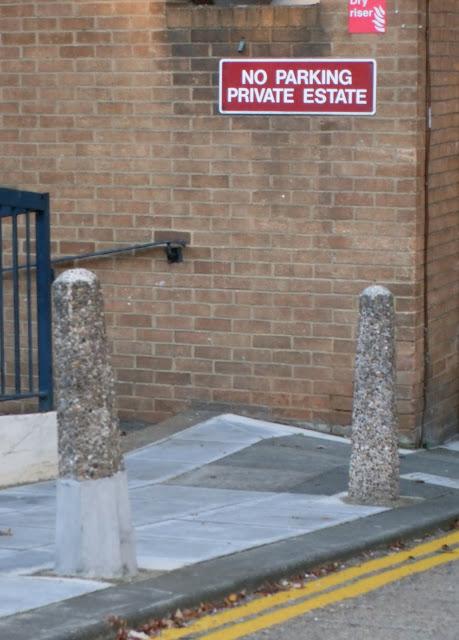 More Leaning Bollards...