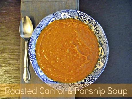 roasted carrot and parsnip soup recipe 650x487 Roasted Carrot and Parsnip Soup