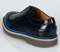 Signed in Blue Ink:  Paul Smith Navy Grand Brogue