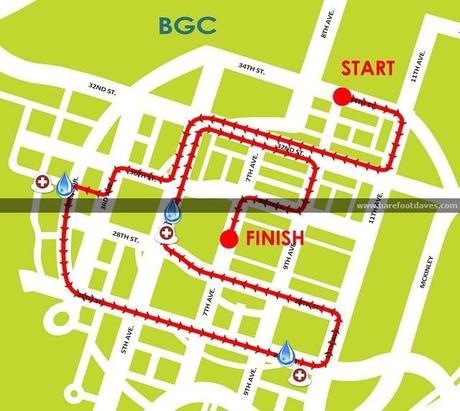 Run BGC 2012. Revised Race Route
