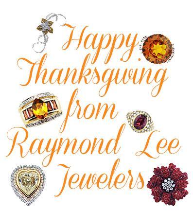 happy thanksgiving, raymond lee jewelers, thanksgiving jewelry, yellow diamonds