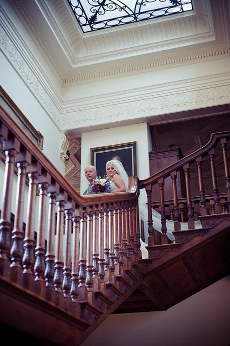 walcot hall wedding staircase