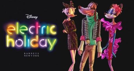 Barneys New York and Disney do a Christmas Season Fashion Icon Animation “Electric Holiday”