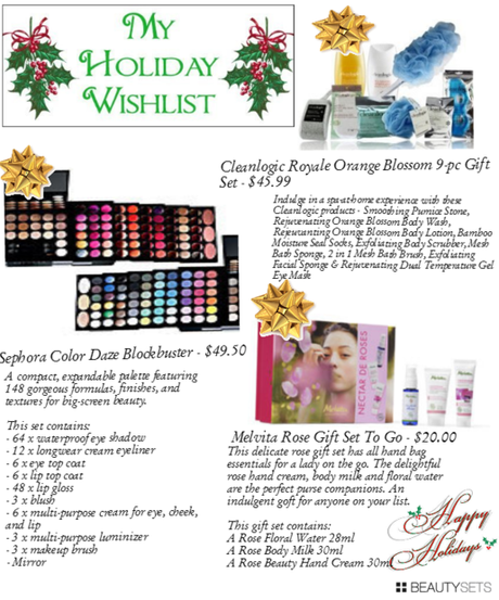 Beautysets - Holiday Gift Set Wishlist