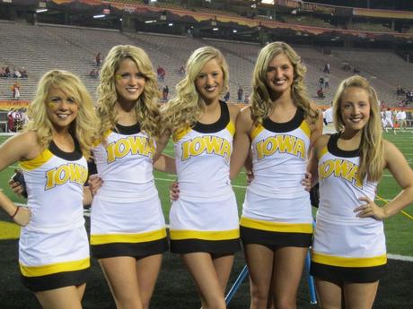 University of Iowa Cheerleaders