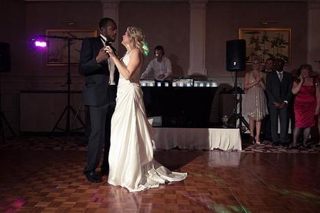 Amy and Darrell 20th October 2012 first dance wedding photo Phil Bourne