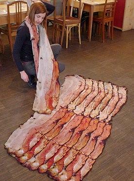 The Bacon-Obsessed in Me Needs this Bacon Scarf