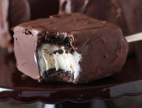Chocolate Covered Brownie Ice Cream Sandwich
